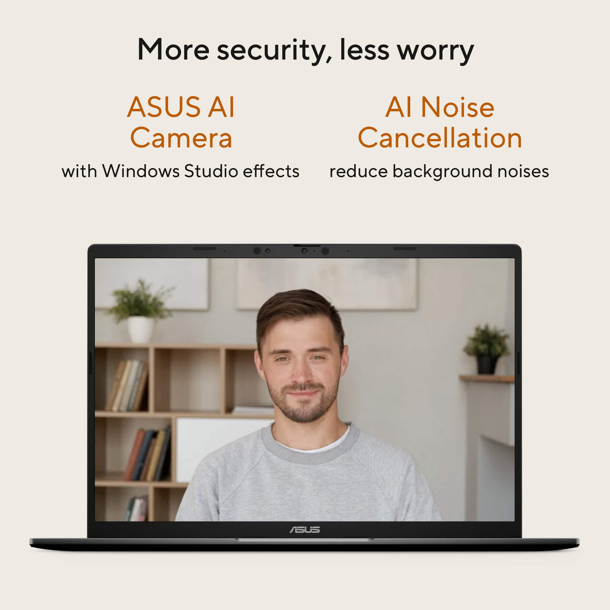 ASUS - Vivobook S16 -16” WUXGA Touch Display - AMD Ryzen AI 7 445 - 32GB RAM - 1TB SSD - Copilot+ PC - Matte Gray
