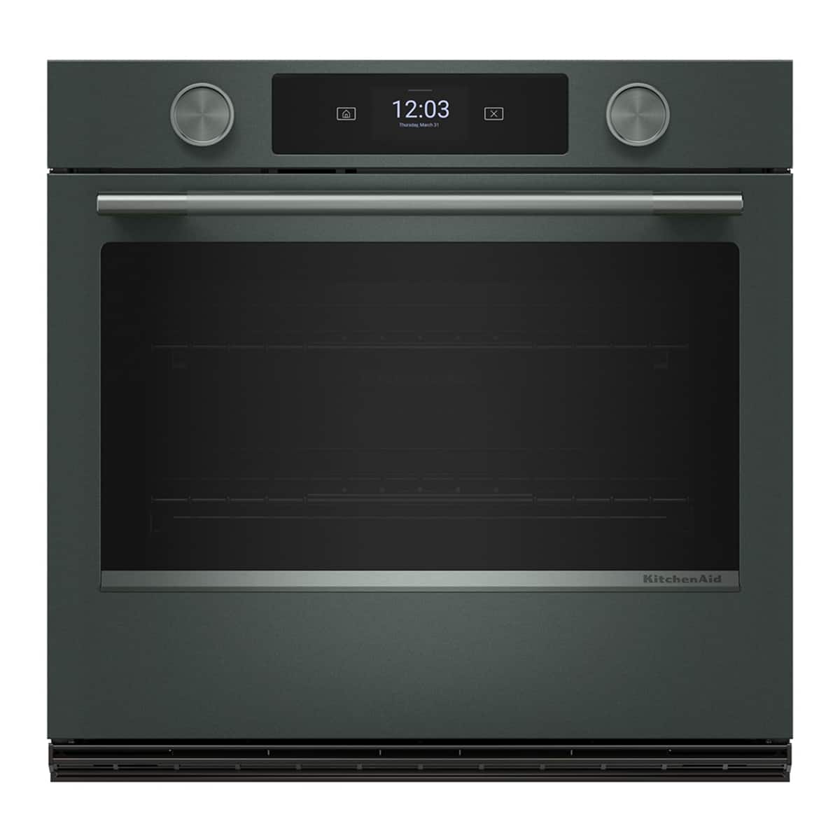 KitchenAid - 30" Smart Built-In Electric Single Wall Oven with Assisted Cooking Modes - Juniper