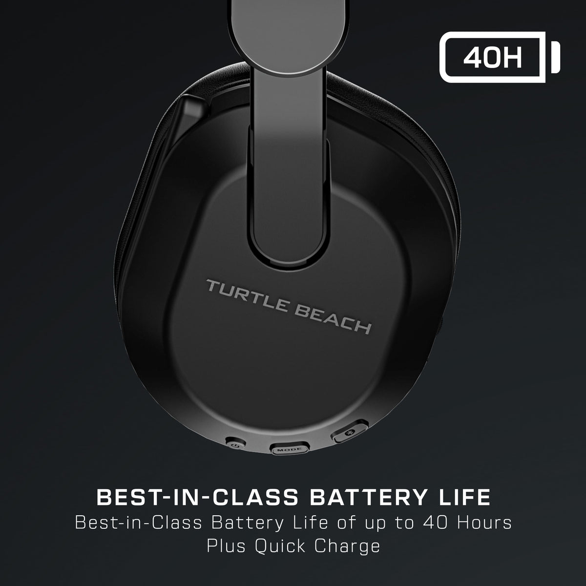 Turtle Beach - Stealth 500 Wireless Over-Ear Gaming Headset for PC, PS5, PS4 & Mobile - Black