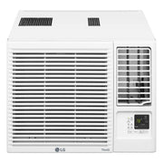 LG - 570 Sq. Ft. 12,200 BTU Window Air Conditioner with Supplemental Heat Function - White
