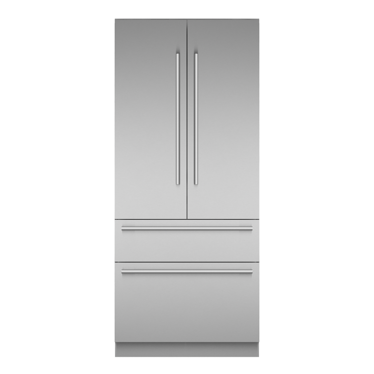 Thermador - Freedom Collection 36 in Wide 18.8 Cu. Ft. Smart Built-in French Door Bottom Freezer Refrigerator - Stainless Steel