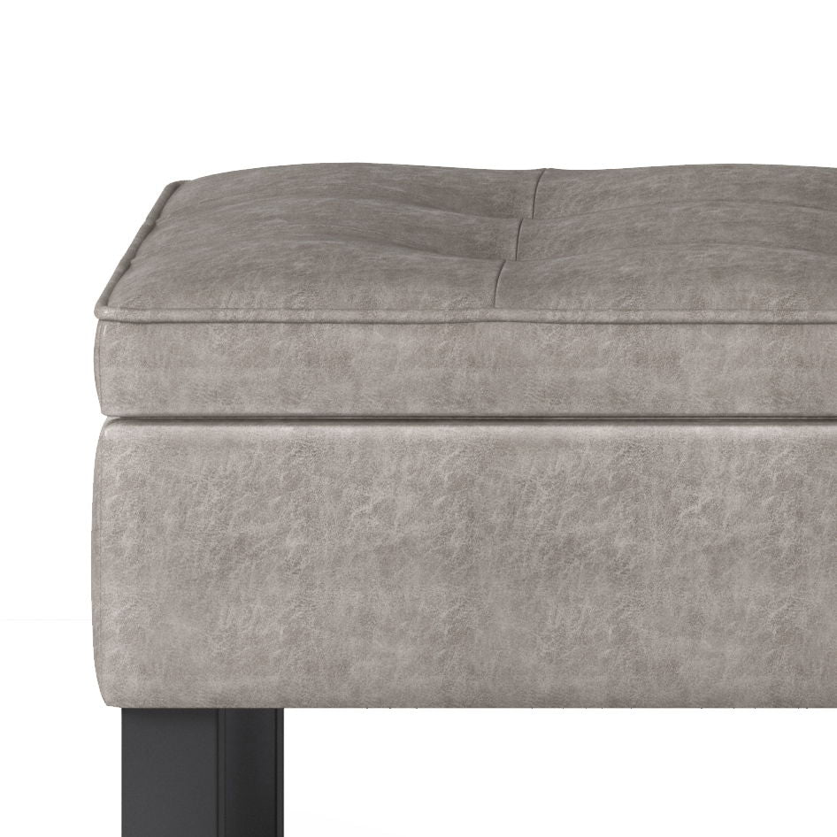 Cosmopolitan - Storage Ottoman Bench With Open Bottom
