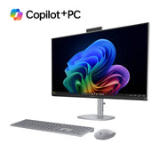 HP - OmniStudio X - Copilot+ PC - 31.5" 4K UHD AiO w/ Adjustable Height - Intel Core Ultra 7 258V '24 - 32GB Memory - 1TB SSD - Meteor Silver