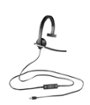 Logitech - H650e Mono Wired On-ear Headset - Black