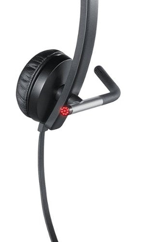 Logitech - H650e Mono Wired On-ear Headset - Black