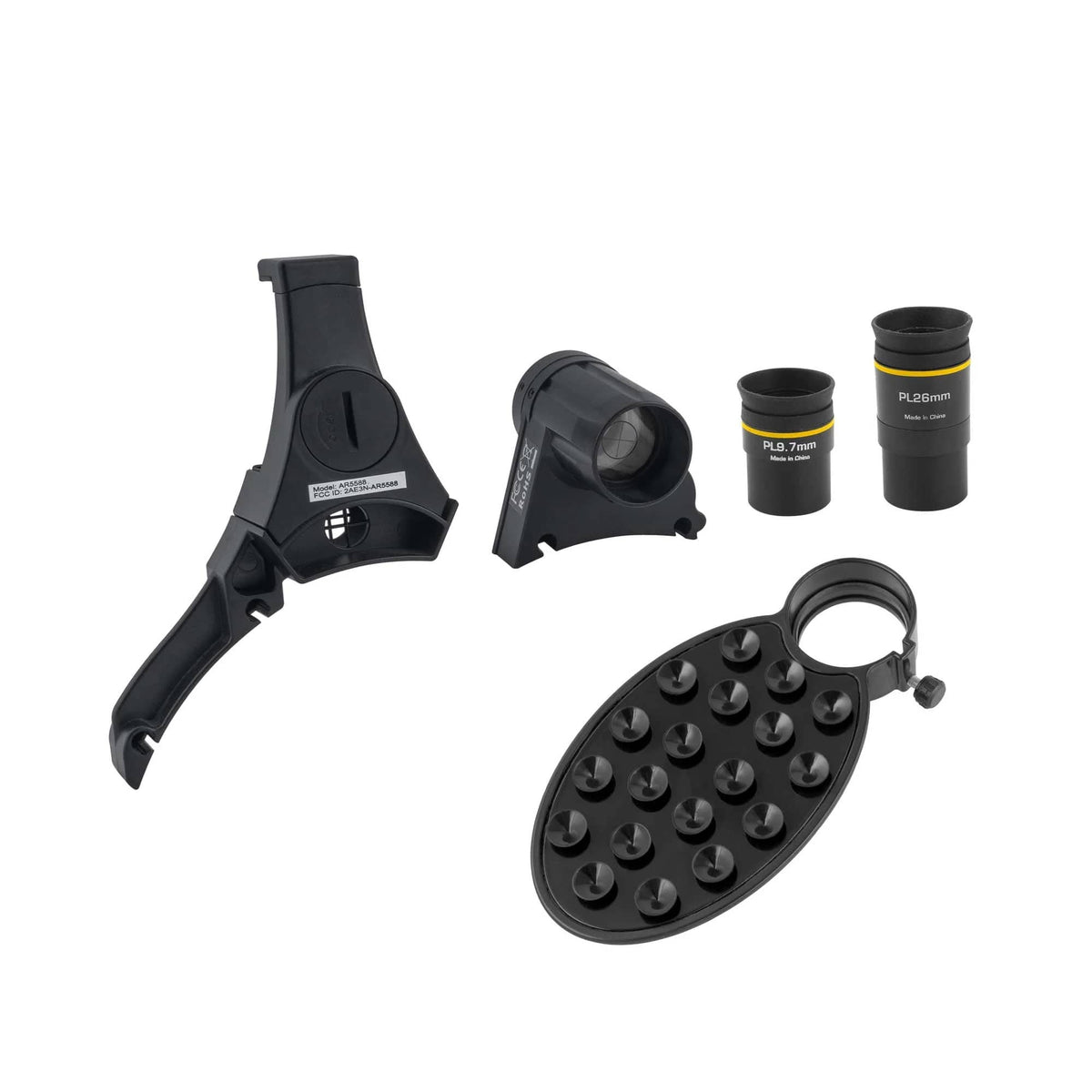 National Geographic - 114mm Reflector Telescope with APP - Black