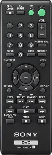 Sony - DVD Player with HD Upconversion - Black
