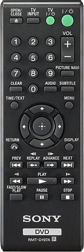 Sony - DVD Player with HD Upconversion - Black