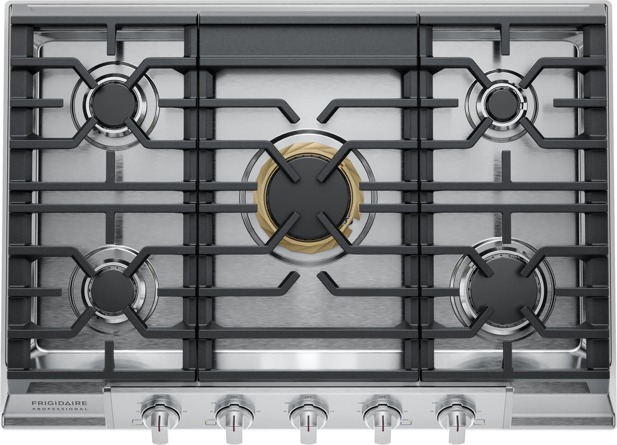 Frigidaire - 30" Gas Cooktop - Stainless Steel