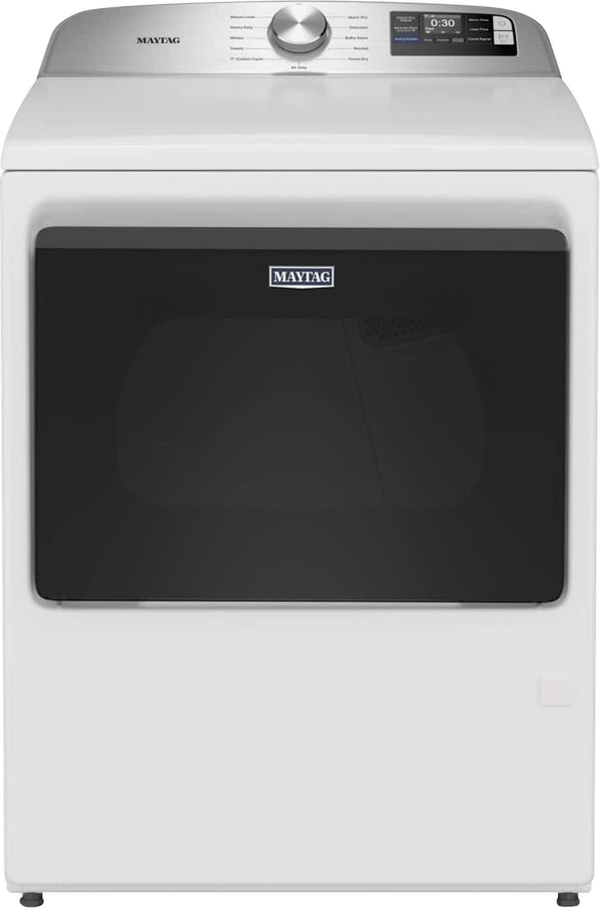 Maytag - 7.4 Cu. Ft. Smart Electric Dryer with Extra Power and Advanced Moisture Sensing - White
