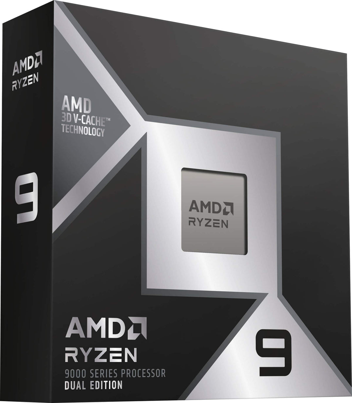 AMD - Ryzen 9 9950X3D2 Dual Edition 16-Core - 32-Thread 4.3 GHz (5.6 GHz Max Boost) Socket AM5 Unlocked Desktop Processor - Silver