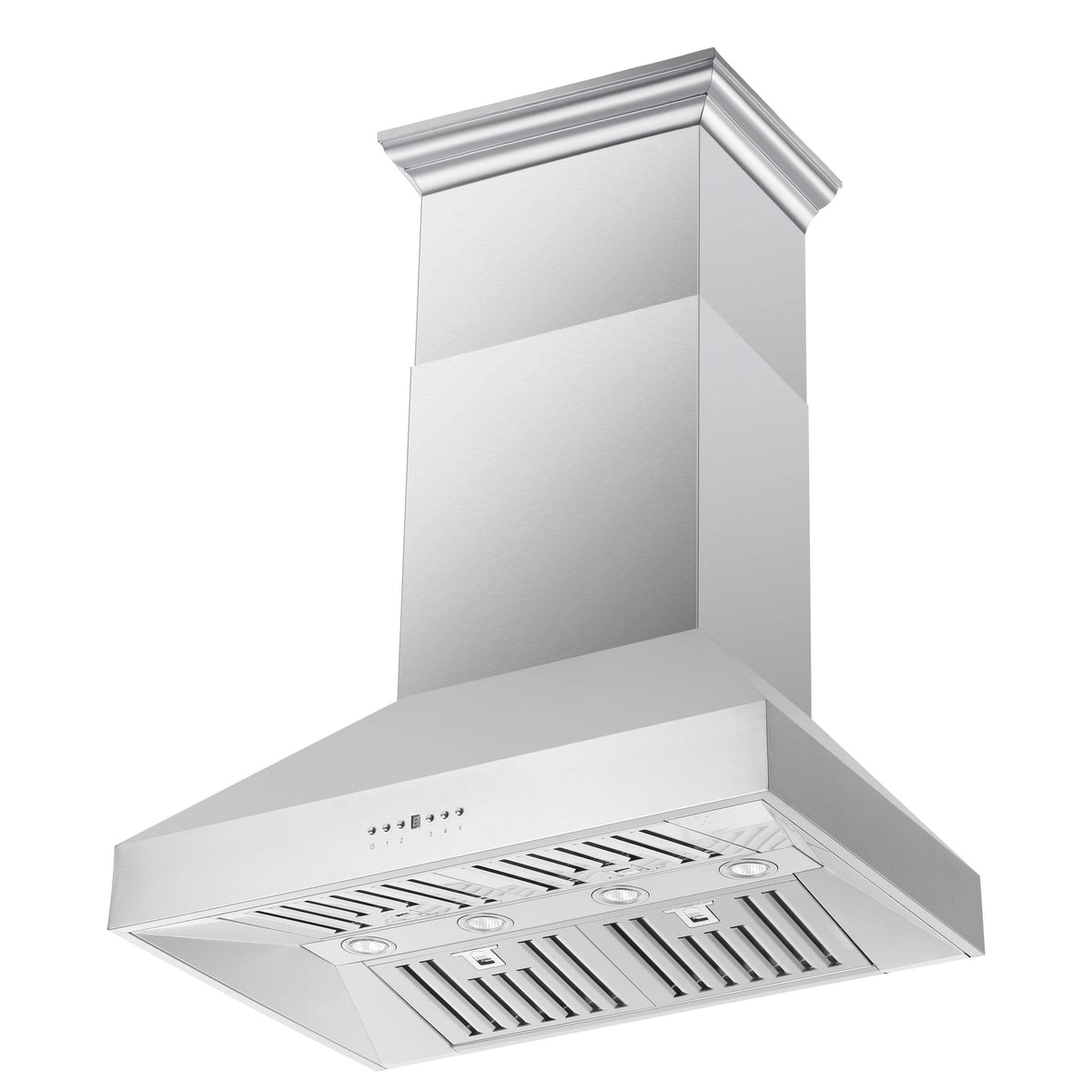 Forno Appliances - 36 inches - Externally Vented - Wall Range Hood - Silver