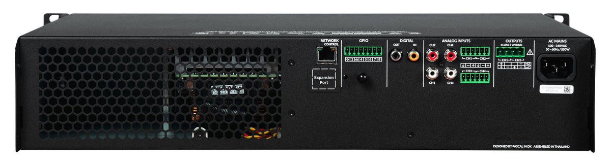 Sonance - Blaze PowerZone Connect 1502 – 1500 W DSP-enabled Class-D amplifier with 2 channels (Each) - Black