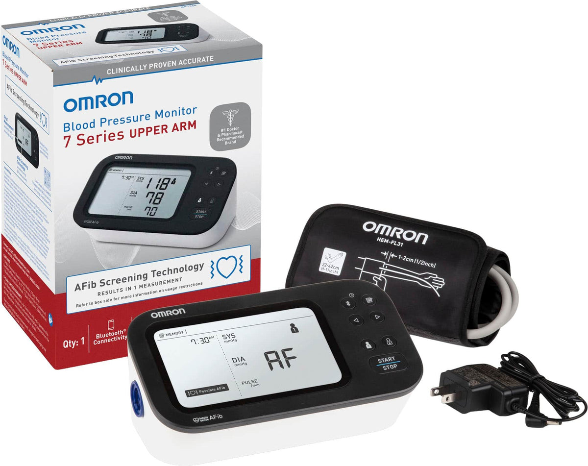 Omron - 7 Series Upper Arm Blood Pressure Monitor - Black