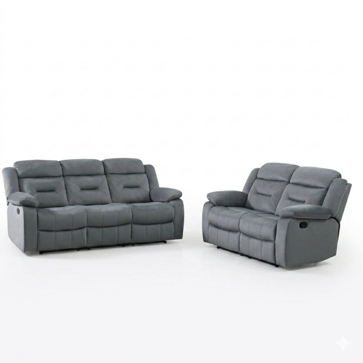 Juego de sala contemporáneo con brazos de almohada y soporte para la cabeza