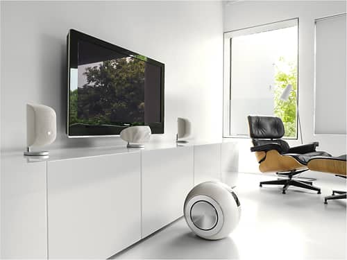 Bowers & Wilkins - 4" 100W Satellite Speaker (Each) - Matte White