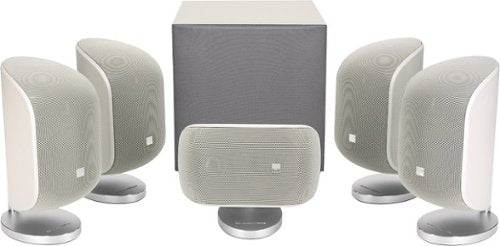 Bowers & Wilkins - 4" 100W Satellite Speaker (Each) - Matte White