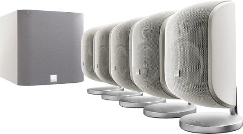 Bowers & Wilkins - 4" 100W Satellite Speaker (Each) - Matte White