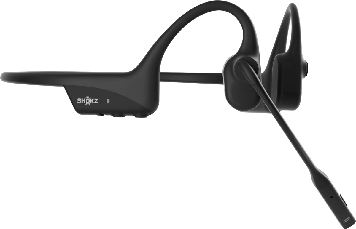 Shokz - OpenComm2 UC Bone Conduction Stereo Bluetooth Headset 2025 Upgrade,USB-A - Black