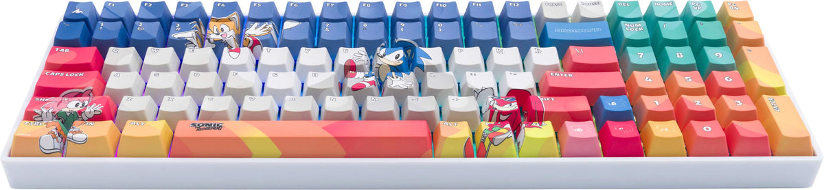 Higround - Basecamp 96+ 96% Wired Mechanical Lubed TTC Neptune Switch Gaming Keyboard with RGB Backlighting - Sega - Classic Sonic