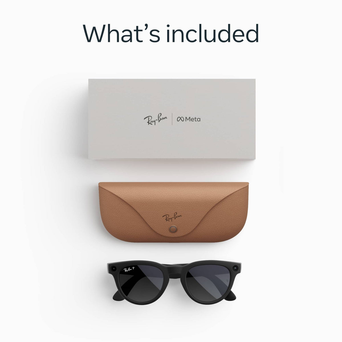 Ray-Ban Meta - Headliner (Gen 2) glasses with Meta AI, Audio, Photo, Video Compatibility - Polarized Graphite lenses - Matte Black
