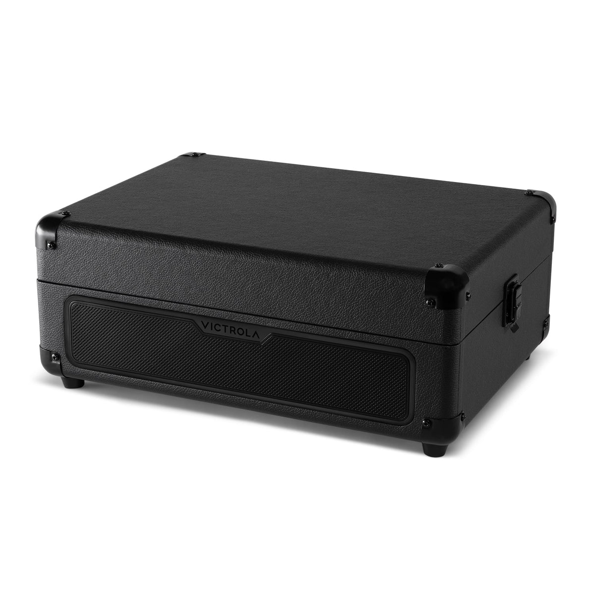 Victrola - Journey Glow Illuminated Suitcase Record Player - Black