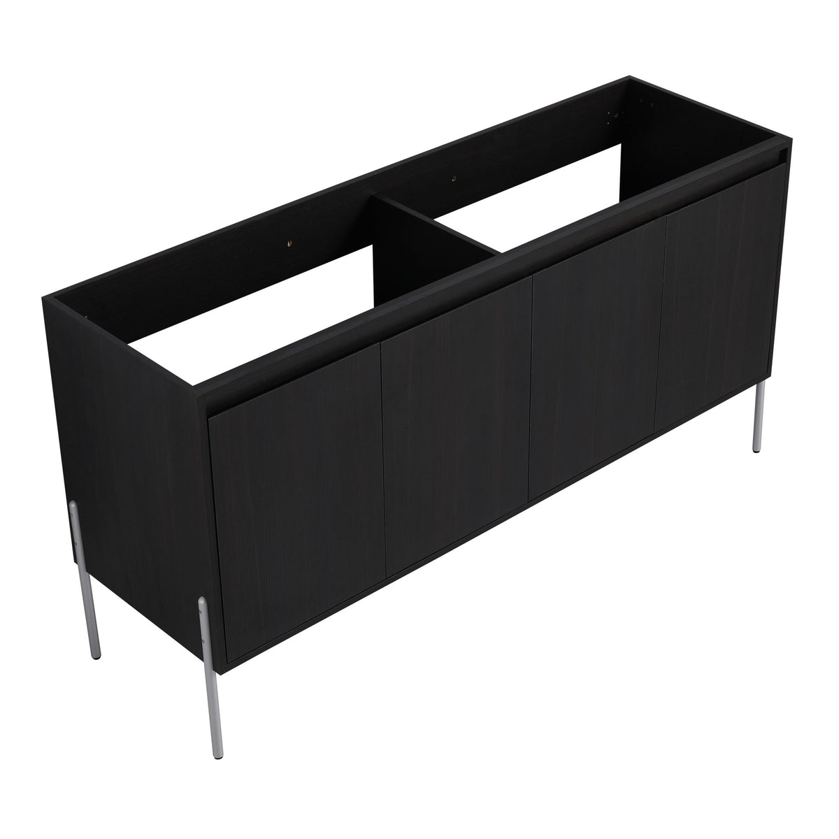 Mueble de baño independiente y puertas de gabinete de cierre suave
