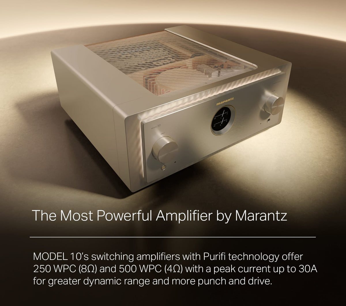 Marantz - MODEL 10 250W 2.0-Ch Integrated Amplifier - Champagne