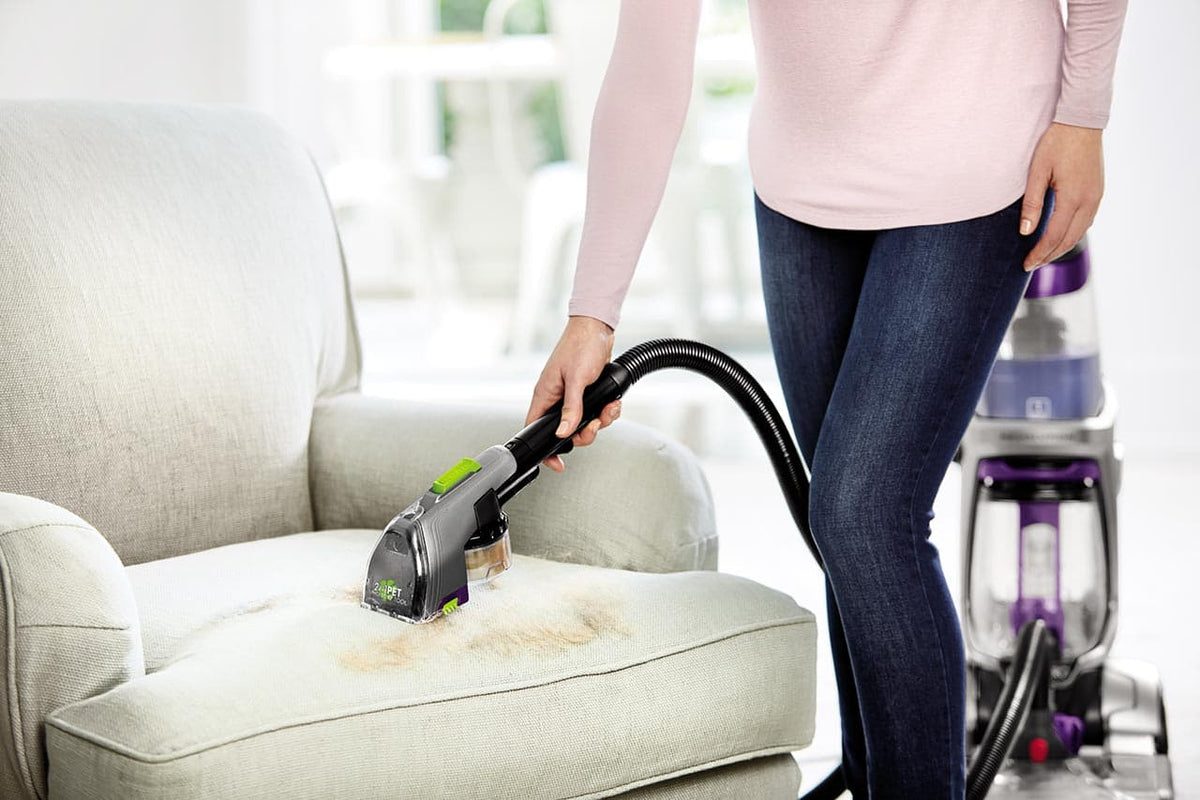 BISSELL - ProHeat 2X Revolution Pet Pro Plus Corded Upright Carpet Deep Cleaner - silver/purple