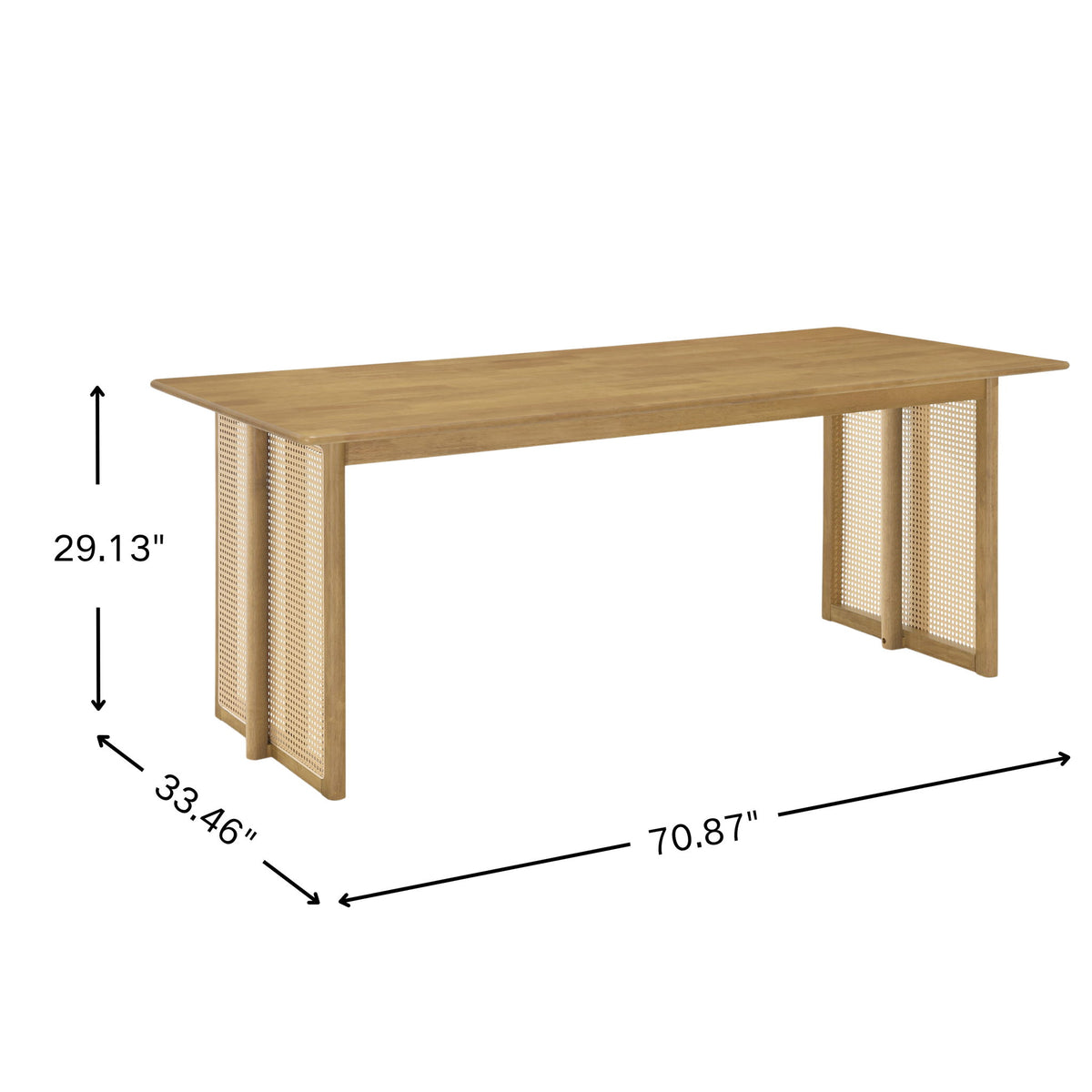 Juego de comedor, 1 mesa y 2 bancos