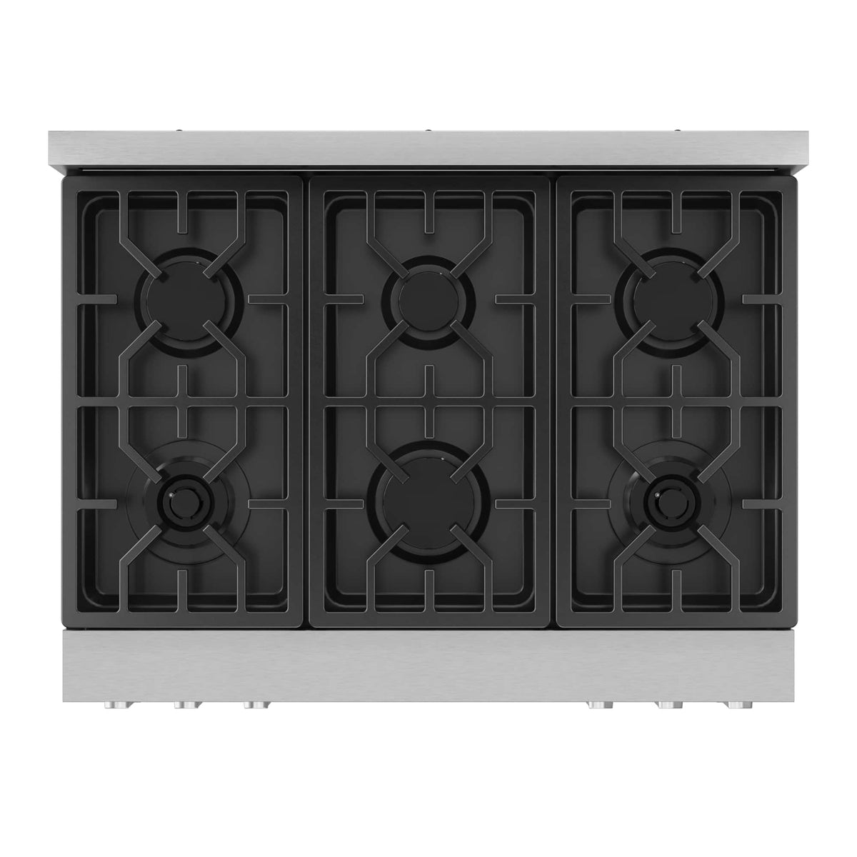 36 in. Wide 6 Burner Gordon Ramsay Series by Thor Kitchen 6.0 Cu. Ft Freestanding Gas Range - Stainless Steel