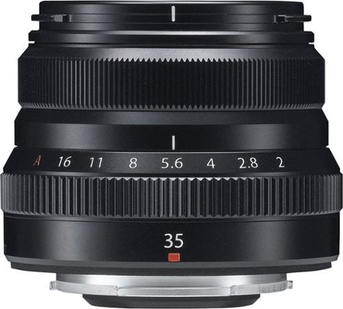 XF 35mm f/2 R WR Standard Lens for Fujifilm X-Mount System Cameras - Black