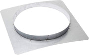 Front Panel Rough-In for Select Viking 8" Remote Flex Blowers - Galvanized Steel