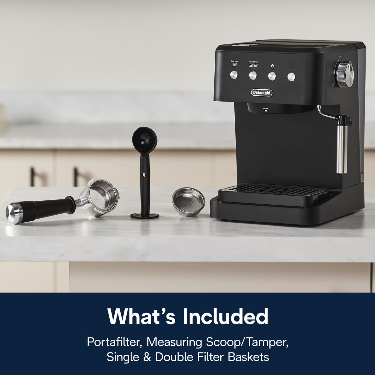 De'Longhi - De’Longhi Classic Espersso Machine - Matte Black