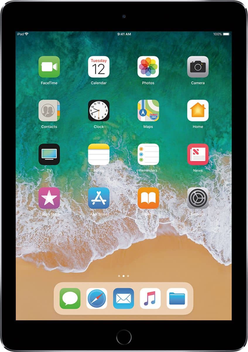 Apple - Geek Squad Refurbished Good - 9.7-Inch iPad Pro with Wi-Fi + Cellular - 256GB - Space Gray (Unlocked)