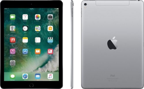 Apple - Geek Squad Certified Refurbished 9.7-Inch iPad Pro with Wi-Fi + Cellular - 32GB - Space Gray (Unlocked)