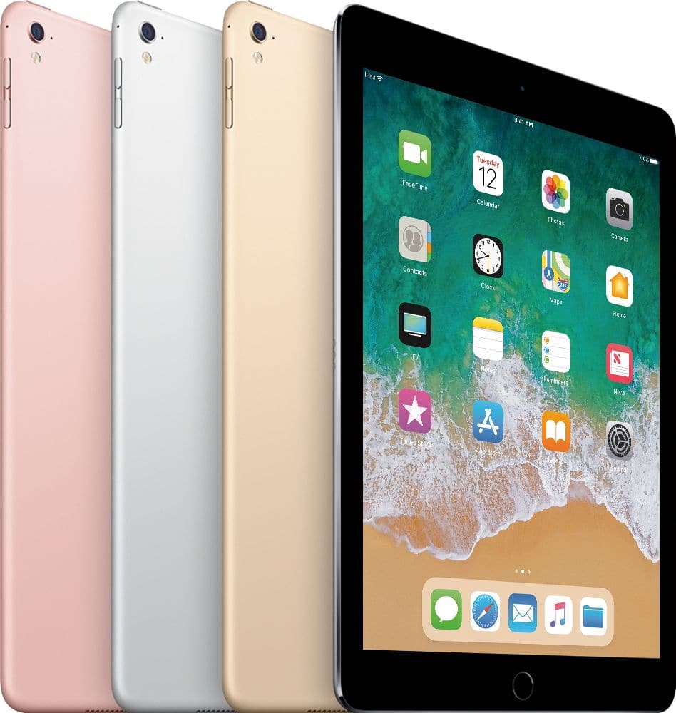 Apple - Geek Squad Certified Refurbished 9.7-Inch iPad Pro with Wi-Fi + Cellular - 128GB - Space Gray (Unlocked)