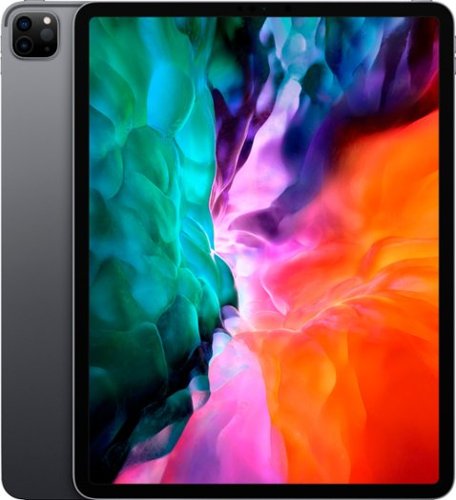 Apple - Geek Squad Certified Refurbished 12.9-Inch iPad Pro (4th Generation) with Wi-Fi + Cellular - 128GB (Unlocked) - Space Gray