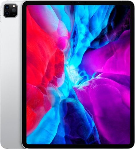 Apple - Geek Squad Certified Refurbished 12.9-Inch iPad Pro (4th Generation) with Wi-Fi + Cellular - 512GB (Unlocked) - Silver