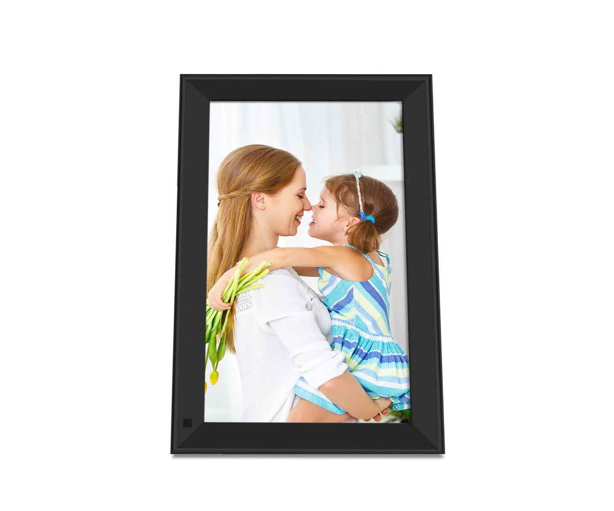 Aluratek - 15" Touchscreen LCD Wi-Fi Digital Photo Frame - Black