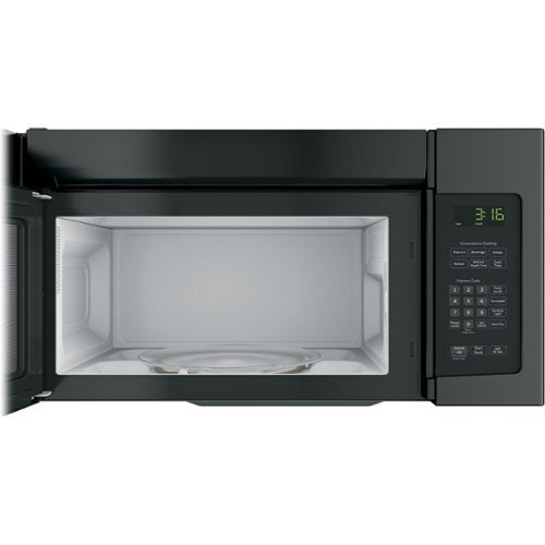 GE - 1.6 Cu. Ft. Over-the-Range Microwave and Electronic Touch Controls - Black