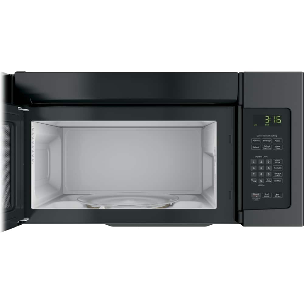 GE - 1.6 Cu. Ft. Over-the-Range Microwave and Electronic Touch Controls - Black