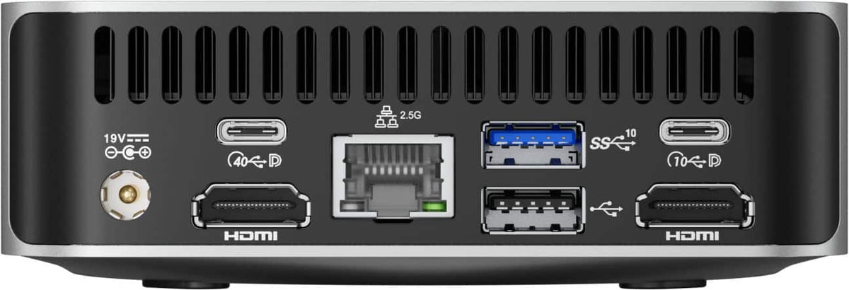 GEEKOM - A5 Pro Mini PC AMD Ryzen 5 7530U, 16GB DDR4 RAM, 512GB NVMe SSD Storage - Silver