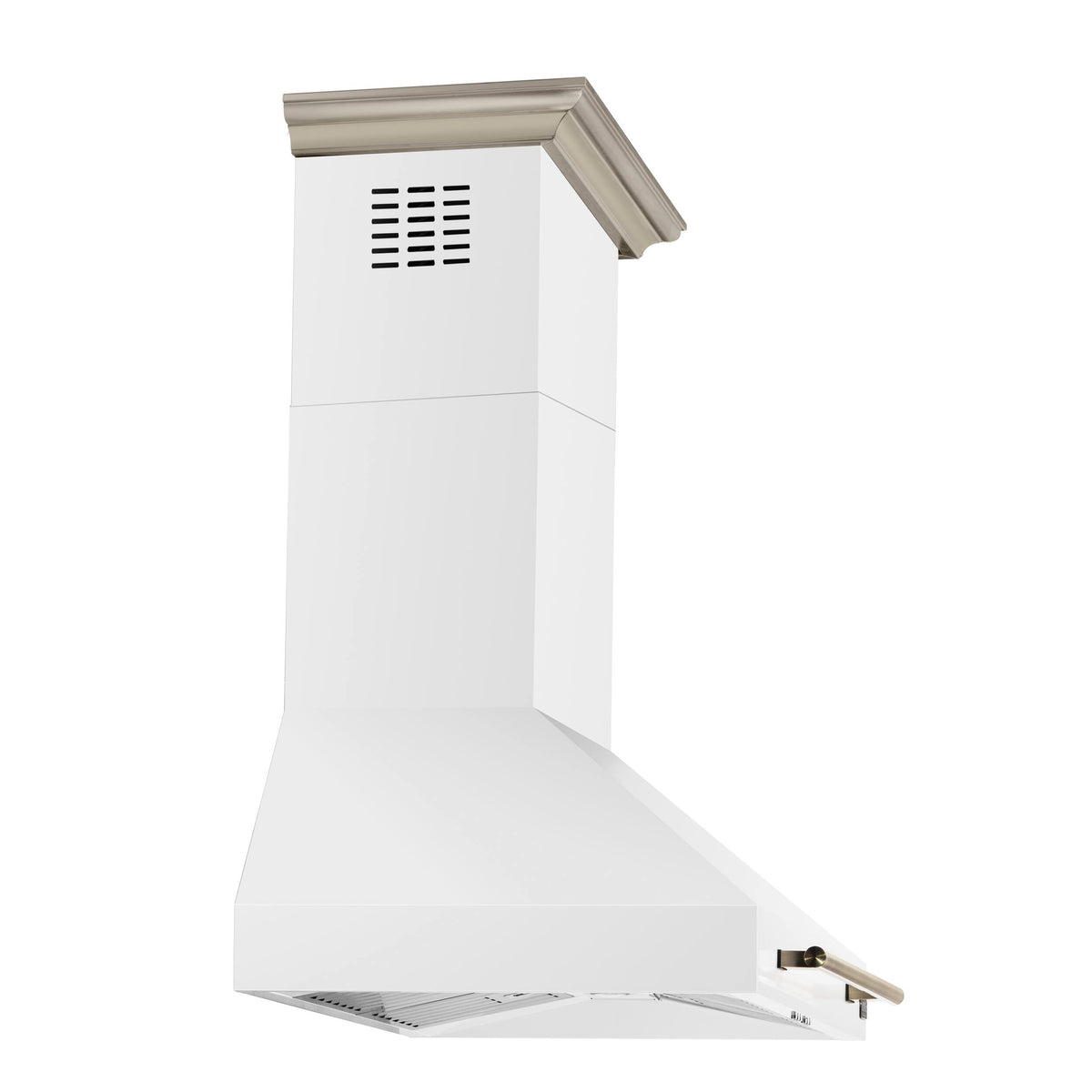 Forno Appliances - 36 inches - Externally Vented & Recirculating - Wall Range Hood - White