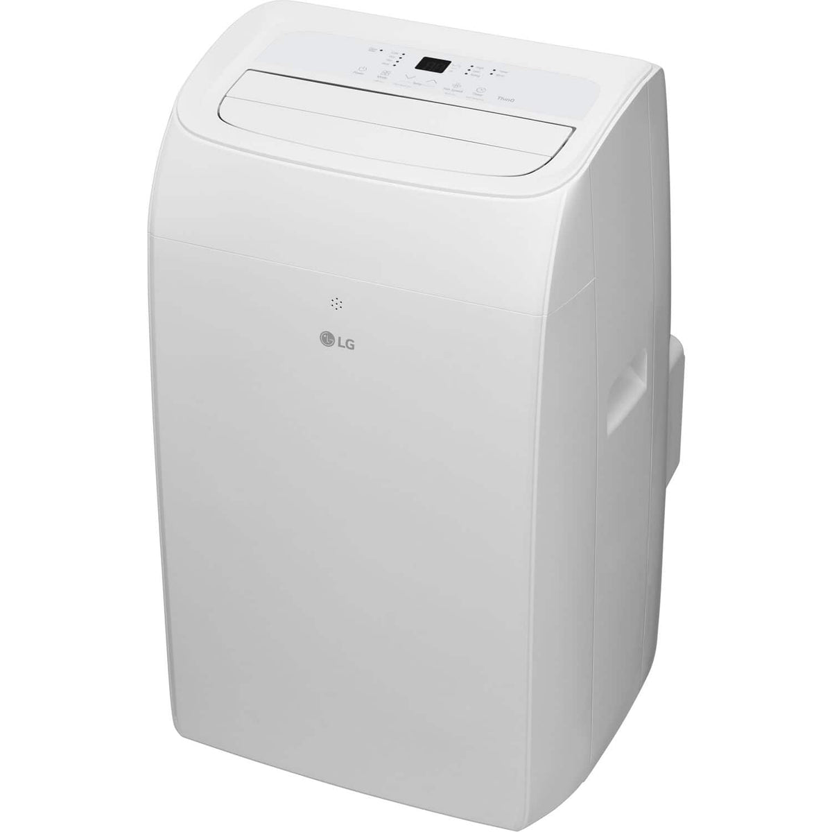LG - 450 Sq. Ft. 10,200 BTU DOE Smart Portable Air Conditioner with Supplemental Heater - White