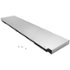 Whirlpool - 9" Backguard for 36" Range or Cooktop - Stainless Steel