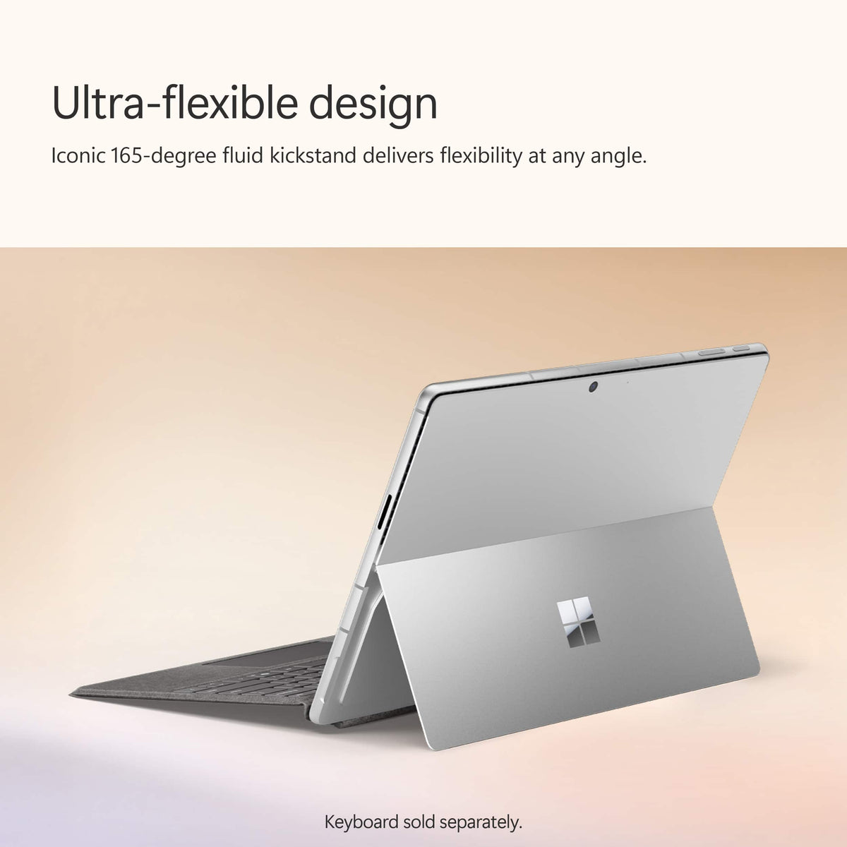 Microsoft - Geek Squad Certified Refurbished Surface Pro - Copilot+ PC - 13” - Snapdragon X Plus 10 Core - 16GB Memory - 256GB SSD - Platinum