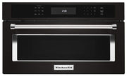KitchenAid - 1.4 Cu. Ft. Built-In Microwave - Black Stainless Steel