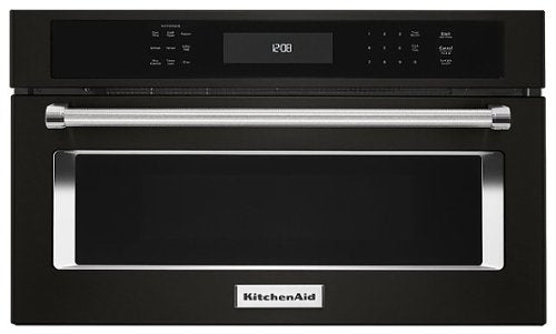 KitchenAid - 1.4 Cu. Ft. Built-In Microwave - Black Stainless Steel