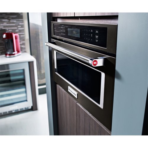 KitchenAid - 1.4 Cu. Ft. Built-In Microwave - Black Stainless Steel